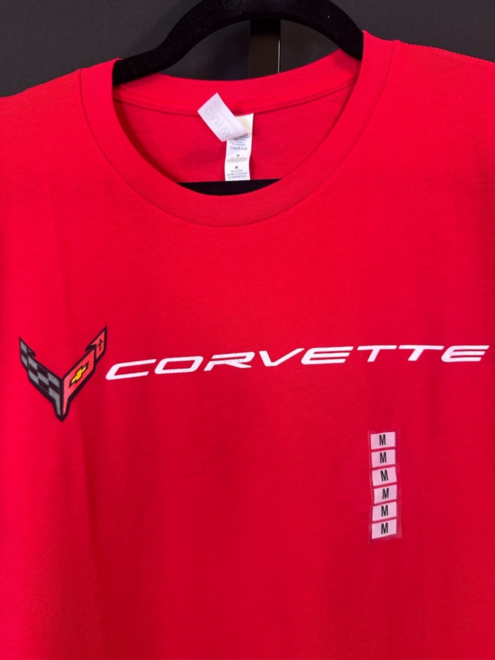 #207- NEW Men's Corvette Engineer Red Graphic Short Sleeve Tee - Picture 4 of 7